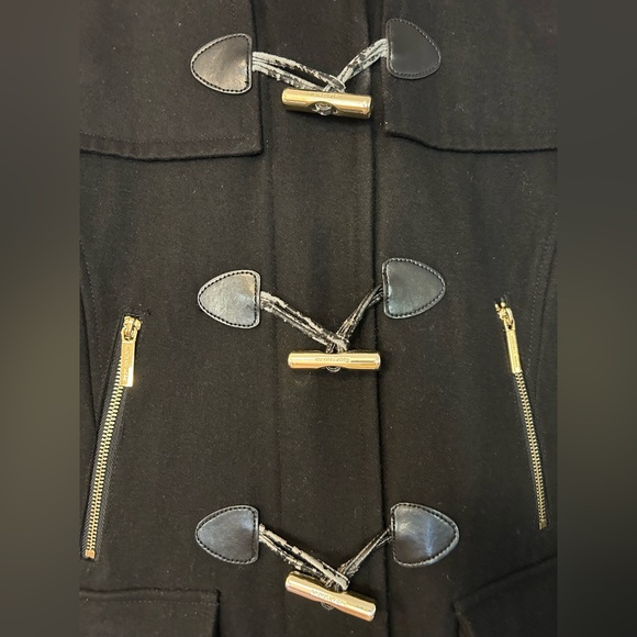 Michael Kors Black Pea Coat - Picture 5 of 9